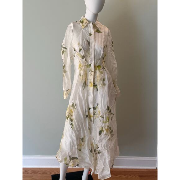 Zimmermann Harmony Floral Shirtdress. Sz 1 fit like US 6 - Picture 4 of 9